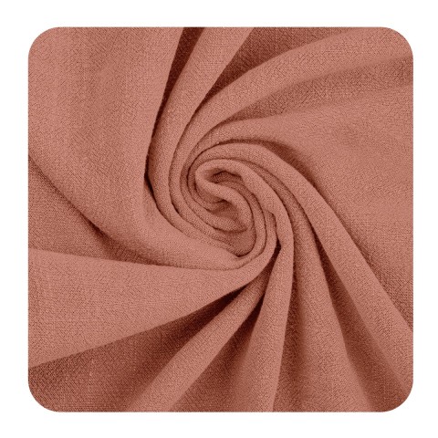 Linen with viscose - Terra Cotta