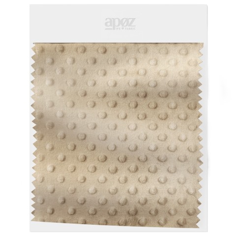 La polaire minky à pois - Beige