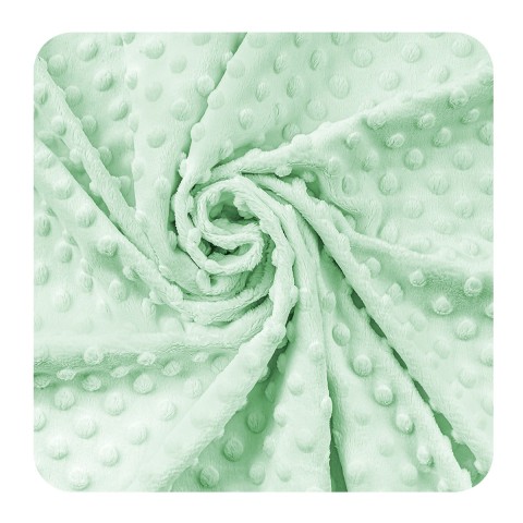 Fleece Minky Dots - Bay