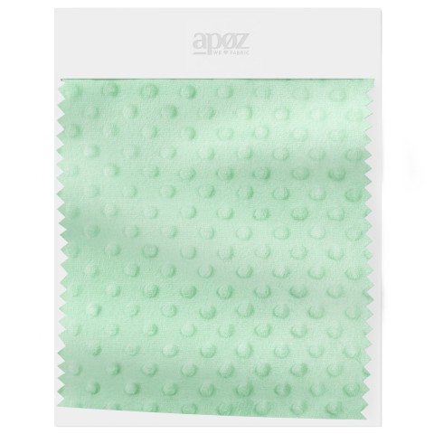 Fleece Minky Dots - Bay