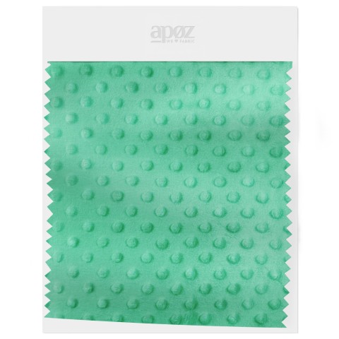 Fleece Minky Dots - Beach Glass