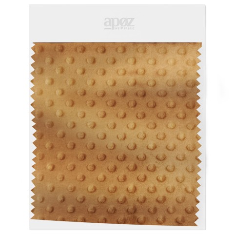 Fleece Minky Dots - Brown...