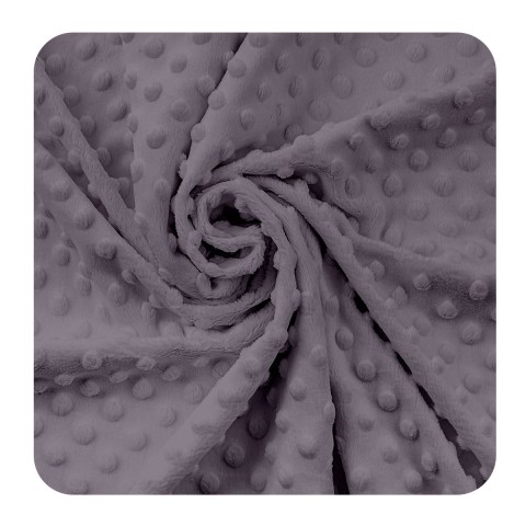 La polaire minky à pois - Cloud Gray