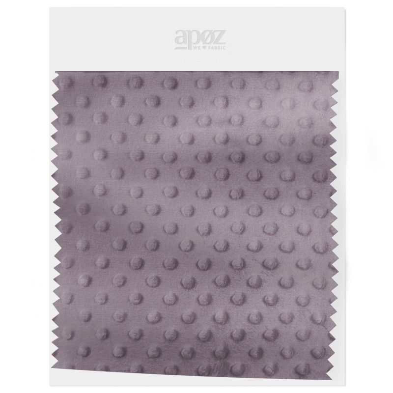 La polaire minky à pois - Cloud Gray