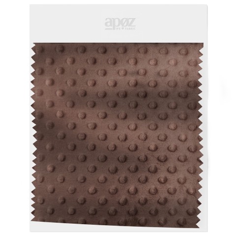 Minky Dots - Cocoa Brown