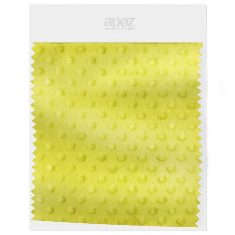 Fleece Minky Dots - Lime