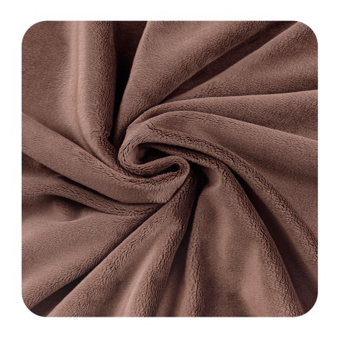Minky Gładki - Mocha Mousse