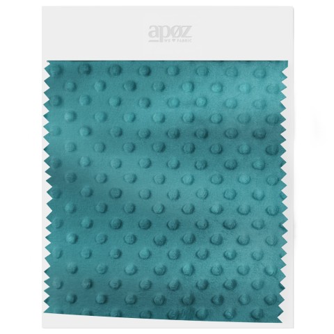 Minky dots - Mosaic Blue