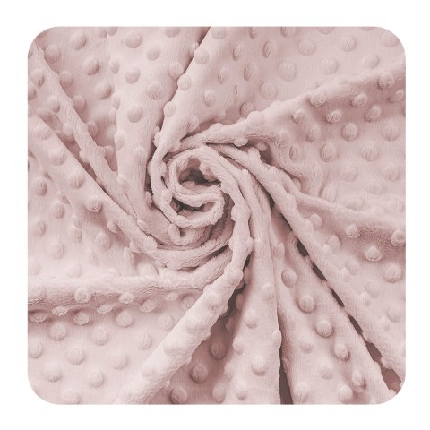 La polaire minky à pois - Sepia Rose