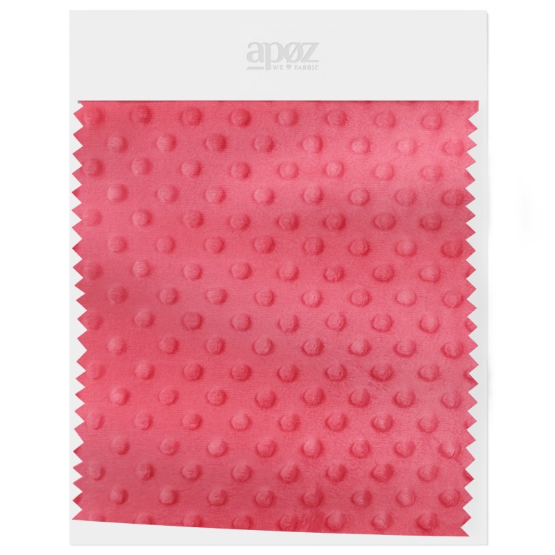 Minky dots - WB Pink