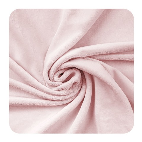 Minky fleece - Blushing Bride