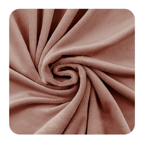 Minky solid - Cameo Brown