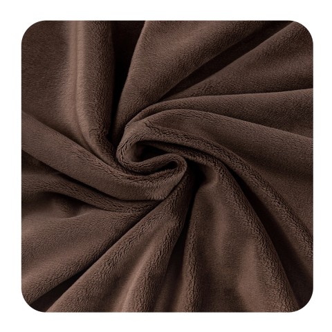 Minky fleece - Cocoa Brown