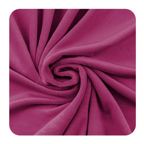 Minky fleece- Fuchsia